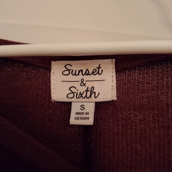 Burgundy Message Tunic Shirt - S - Picture 3 of 4